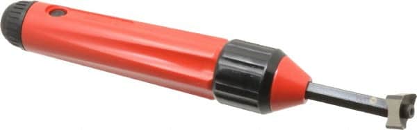 Noga - 3 Piece High Speed Steel Blade Hand Deburring Tool Set - K Blade Holder, N90K Blades, For Keyway/Seat - Exact Tooling