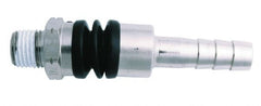 Value Collection - 1/4 Male NPT Pneumatic Hose Swivel Fitting - Steel, Nickel Plated - Exact Tooling