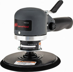 Ingersoll-Rand - 12,000 OPM, 16.98 CFM Air Consumption, Palm Air Orbital Sander - Round Pad, 1/4 NPT Inlet - Exact Tooling