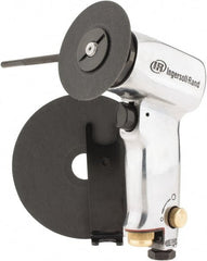 Ingersoll-Rand - 3 to 5" Disc, 18,000 RPM, Pneumatic Handheld Disc Sander - 24.99 CFM, 1/4 NPT Inlet, 0.45 hp - Exact Tooling
