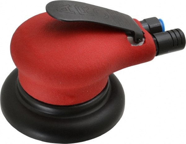Ingersoll-Rand - 10,000 OPM, 18.5 CFM Air Consumption, Palm Air Orbital Sander - Round Pad, 1/4 NPT Inlet - Exact Tooling