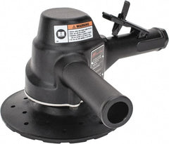 Ingersoll-Rand - 7" Max Disc, 6,000 RPM, Pneumatic Handheld Disc Sander - 61 CFM, 1/2 NPT Inlet, 2 hp - Exact Tooling