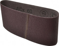 3M - 3-1/2" Wide x 15-1/2" OAL, 60 Grit, Aluminum Oxide Abrasive Belt - Aluminum Oxide, Medium, Coated, X Weighted Cloth Backing, Series 241D - Exact Tooling