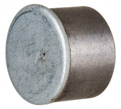Mag-Mate - 10-32 Thread, 3/4" Diam, 1/2" High, 22 Lb Average Pull Force, Neodymium Rare Earth Pot Magnet - 0.15" Deep Tapped Hole, Steel Pot, Uninsulated - Exact Tooling