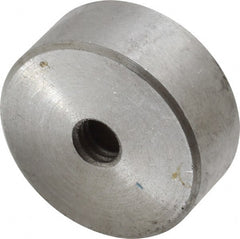 Mag-Mate - 5/16-18 Thread, 1-1/4" Diam, 1/2" High, 68 Lb Average Pull Force, Neodymium Rare Earth Pot Magnet - 0.15" Deep Tapped Hole, Steel Pot, Uninsulated - Exact Tooling