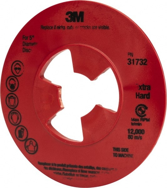 3M - Abrasive Disc Face Plate - 12,000 RPM - Exact Tooling