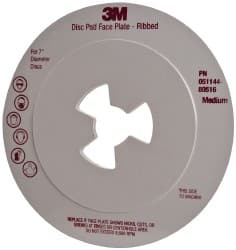 3M - Abrasive Disc Face Plate - 8,500 RPM - Exact Tooling
