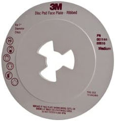 3M - Abrasive Disc Face Plate - 8,500 RPM - Exact Tooling