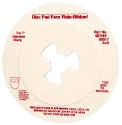 3M - Abrasive Disc Face Plate - 8,500 RPM - Exact Tooling