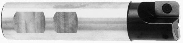 Cutting Tool Technologies - 0.007 to 0.06 Inch Cutting Radius, 3/4 Inch Cutter Diameter, 1 Style VX 12 Insert, 3/4 Inch Shank Diameter, Indexable Convex Radius Cutter - 4 Inch Overall Length, Through Coolant - Exact Tooling