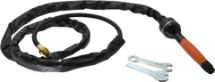Dotco - 1/8" Collet, Straight Handle, Air Straight Die Grinder - 65,000 RPM, Front Exhaust, 9 CFM, 0.1 hp - Exact Tooling