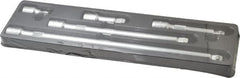SK - 1/2" Drive Socket Wobble Extension Set - 5 Pieces, Includes 2, 3, 5, 10, 15" Lengths - Exact Tooling