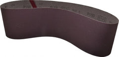 3M - 6" Wide x 48" OAL, 150 Grit, Aluminum Oxide Abrasive Belt - Aluminum Oxide, Very Fine, Coated, X Weighted Cloth Backing, Series 241D - Exact Tooling