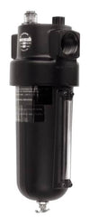 Norgren - 1-1/2 NPT Port, 250 Max psi, Heavy-Duty Lubricator - Metal Bowl with Sight Glass, Aluminum Body, 275 CFM, 175°F Max, 4-1/2" Wide x 12.43" High - Exact Tooling