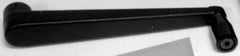 Gibraltar - Revolving Crank Handle - 5/16" Square Bore, Plastic/Aluminum - Exact Tooling