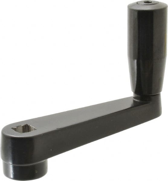 Gibraltar - Revolving Crank Handle - 3/8" Square Bore, Plastic/Aluminum - Exact Tooling