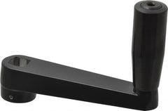 Gibraltar - Revolving Crank Handle - 1/2" Square Bore, Plastic/Aluminum - Exact Tooling