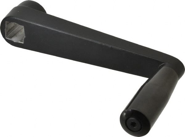Gibraltar - Revolving Crank Handle - 3/4" Square Bore, Plastic/Aluminum - Exact Tooling