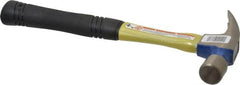 Vaughan Bushnell - 1 Lb Head, Straight Ripping Hammer - 13" OAL, Fiberglass Handle with Grip - Exact Tooling