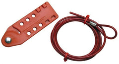 Brady - Cable Lockouts Cable Length (Feet): 6 Number of Lockout Points: 6 - Exact Tooling