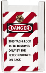 NMC - 1 Piece, Empty Plastic Tag Holder - 4-1/2 Inch Wide x 7 Inch High - Exact Tooling