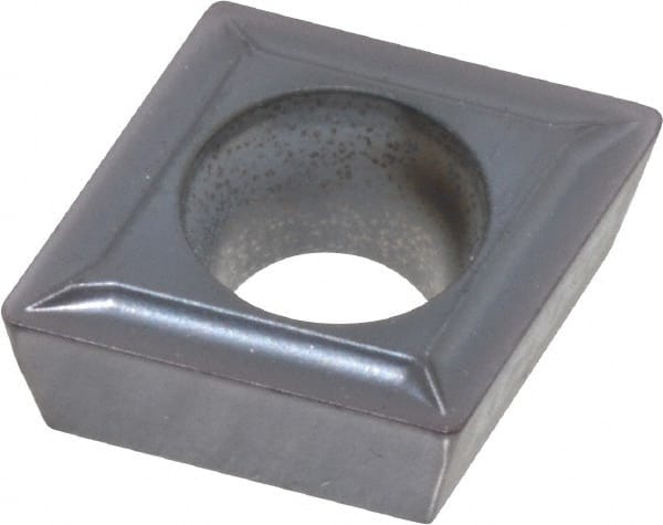 Kennametal - CPMT32.51 LF Grade KC5025 Carbide Turning Insert - TiAlN Finish, 80° Diamond, 3/8" Inscr Circle, 5/32" Thick, 1/64" Corner Radius - Exact Tooling