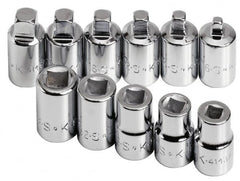 SK - 11 Piece 3/8" Drive Socket Set - 4 Points, 3/16" to 3/8" Range, Inch Measurement Standard - Exact Tooling