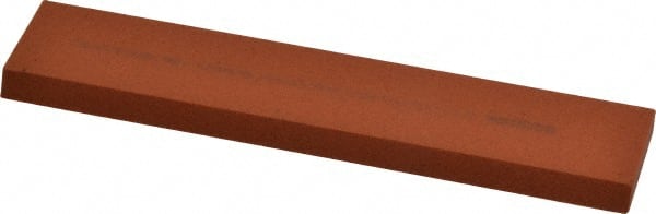 Norton - 5" Long x 1" Wide x 3/16" Thick, Aluminum Oxide Sharpening Stone - Rectangle, Fine Grade - Exact Tooling
