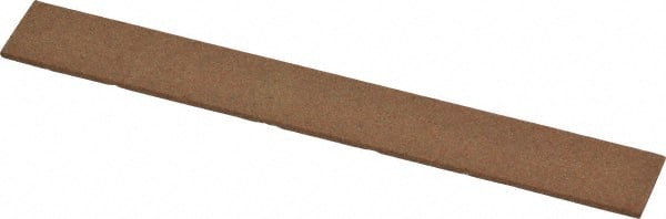 Norton - 4" Long x 1/2" Wide x 1/16" Thick, Aluminum Oxide Sharpening Stone - Taper, Medium Grade - Exact Tooling