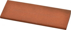 Norton - 4-1/2" Long x 1-3/4" Diam x 1/2" Thick, Aluminum Oxide Sharpening Stone - Round Edge Slip, Fine Grade - Exact Tooling