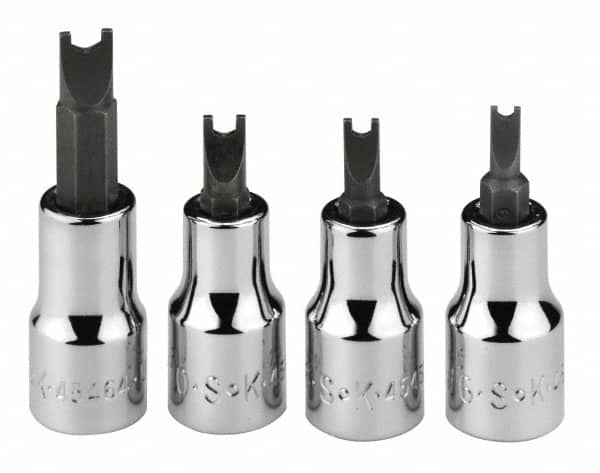 SK - 3/8" Drive #10 Point Spanner Bit - Exact Tooling