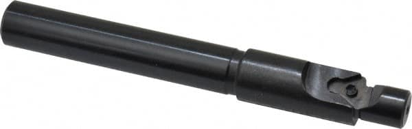Cutting Tool Technologies - 19/32 Inch Diameter, Solid Pilot, Straight 1/2 Inch Shank Diameter, 3 Insert, Indexable Counterbore - 4-3/8 Inch Overall Length, TPGH Insert - Exact Tooling