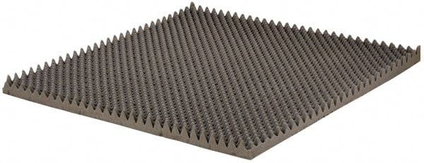 American Acoustical Products - 54" Long x 54" Wide, Polyurethane Foam Sheet - ASTM Specification, Gray - Exact Tooling