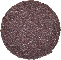 3M - 1/2" Diam, 120 Grit Aluminum Oxide Adhesive PSA Disc - Fine Grade, X Weighted Cloth Backing, For Bench Top Motors, Random Orbital Sanders - Exact Tooling