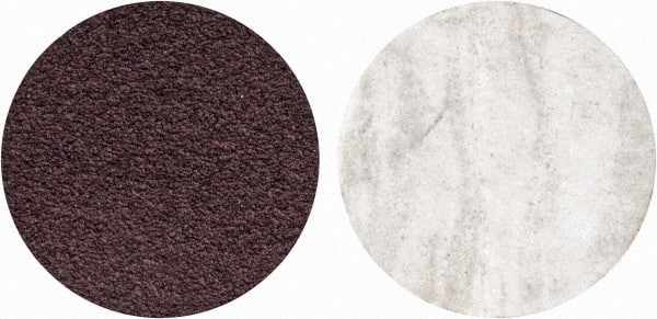 3M - 3/4" Diam, 150 Grit Aluminum Oxide Adhesive PSA Disc - Very Fine Grade, Maroon, X Weighted Backing, Flexible, Use with Random Orbital Sanders - Exact Tooling