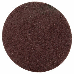 3M - 3/4" Diam, 240 Grit Aluminum Oxide Adhesive PSA Disc - Very Fine Grade, X Weighted Cloth Backing, For Bench Top Motors, Random Orbital Sanders - Exact Tooling