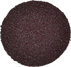 3M - 1" Diam, 80 Grit Aluminum Oxide Adhesive PSA Disc - Medium Grade, X Weighted Cloth Backing, For Bench Top Motors, Random Orbital Sanders - Exact Tooling