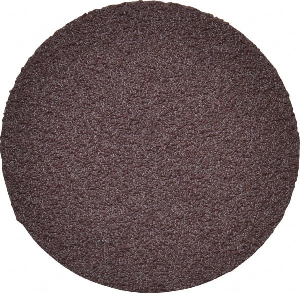 3M - 1" Diam, 180 Grit Aluminum Oxide Adhesive PSA Disc - Very Fine Grade, X Weighted Cloth Backing, For Bench Top Motors, Random Orbital Sanders - Exact Tooling