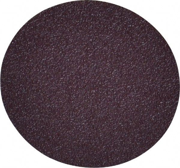 3M - 2" Diam, 80 Grit Aluminum Oxide Adhesive PSA Disc - Medium Grade, X Weighted Cloth Backing, For Bench Top Motors, Disc Sanders, Random Orbital Sanders - Exact Tooling