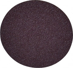 3M - 2" Diam, 80 Grit Aluminum Oxide Adhesive PSA Disc - Medium Grade, X Weighted Cloth Backing, For Bench Top Motors, Disc Sanders, Random Orbital Sanders - Exact Tooling