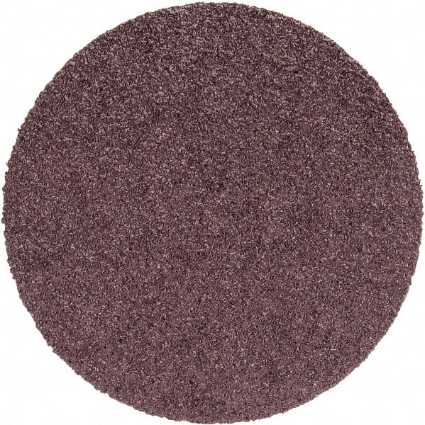 3M - 3" Diam, 40 Grit Aluminum Oxide Adhesive PSA Disc - Coarse Grade, X Weighted Cloth Backing, For Bench Top Motors, Disc Sanders, Random Orbital Sanders - Exact Tooling