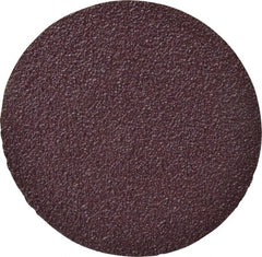 3M - 3" Diam, 50 Grit Aluminum Oxide Adhesive PSA Disc - Coarse Grade, X Weighted Cloth Backing, For Bench Top Motors, Disc Sanders, Random Orbital Sanders - Exact Tooling
