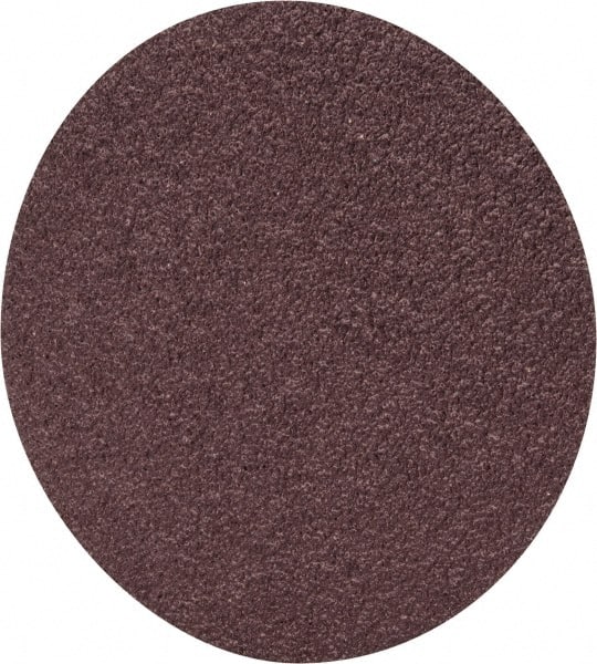 3M - 3" Diam, 60 Grit Aluminum Oxide Adhesive PSA Disc - Medium Grade, X Weighted Cloth Backing, For Bench Top Motors, Disc Sanders, Random Orbital Sanders - Exact Tooling