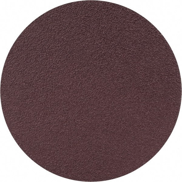 3M - 4" Diam, 80 Grit Aluminum Oxide Adhesive PSA Disc - Medium Grade, X Weighted Cloth Backing, For Bench Top Motors, Disc Sanders, Random Orbital Sanders - Exact Tooling