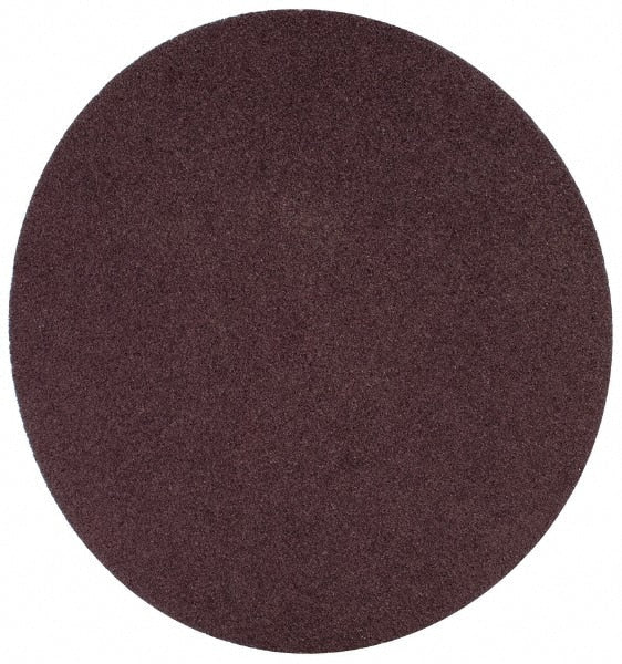 3M - 4" Diam, 100 Grit Aluminum Oxide Adhesive PSA Disc - Fine Grade, Maroon, Cloth Backing, Flexible, Use with Random Orbital Sanders - Exact Tooling