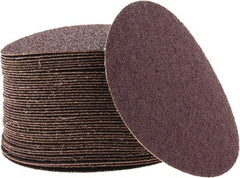 3M - 5" Diam, 40 Grit Aluminum Oxide Adhesive PSA Disc - Coarse Grade, X Weighted Cloth Backing, For Bench Top Motors, Random Orbital Sanders - Exact Tooling