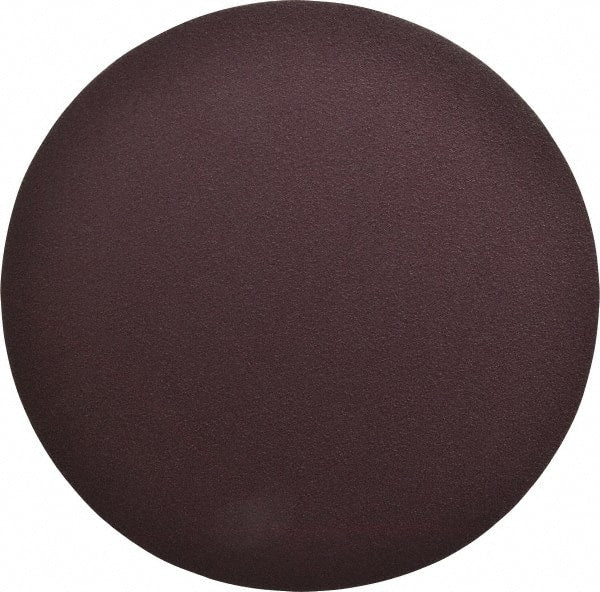 3M - 8" Diam, 80 Grit Aluminum Oxide Adhesive PSA Disc - Medium Grade, X Weighted Cloth Backing, For Bench Top Motors, Random Orbital Sanders - Exact Tooling