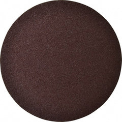 3M - 9" Diam, 36 Grit Aluminum Oxide Adhesive PSA Disc - Very Coarse Grade, Maroon, X Weighted Backing, Flexible, Use with Random Orbital Sanders - Exact Tooling