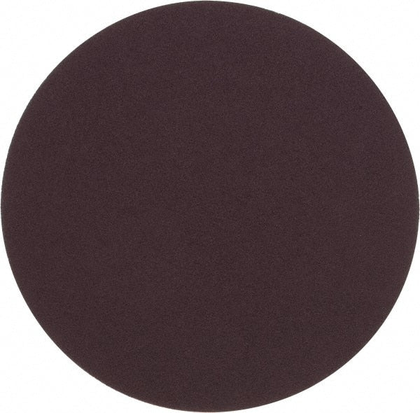3M - 9" Diam, 80 Grit Aluminum Oxide Adhesive PSA Disc - Medium Grade, X Weighted Cloth Backing, For Bench Top Motors, Random Orbital Sanders - Exact Tooling