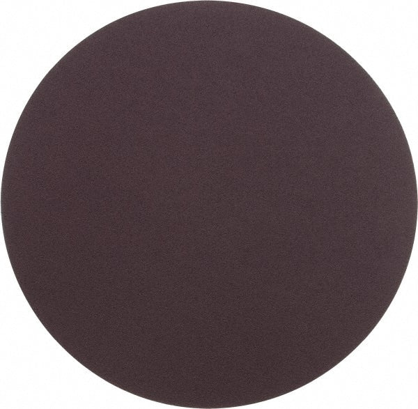 3M - 12" Diam, 100 Grit Aluminum Oxide Adhesive PSA Disc - Fine Grade, X Weighted Cloth Backing, For Bench Top Motors, Random Orbital Sanders - Exact Tooling